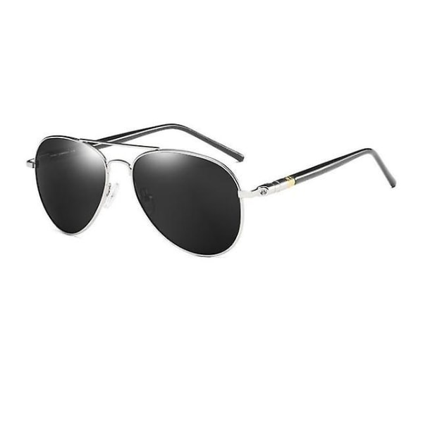 Mænds polariserede solbriller Køresolbriller til mænd Kvinder Mærkedesigner mandlige vintage sorte pilotsolbriller Uv400 Color 3 One piece