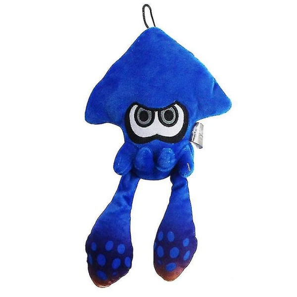 25 cm Splatoon plysjdukke liten anheng nøkkelring tegneserie anime dukke søt blekksprut kreativ barnegave Blue