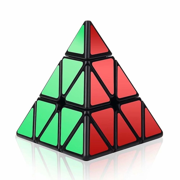 Nopeuskuutio, 3x3x3 Pyramid Speed ​​Cube -kolmiopalapeli Magic Cube