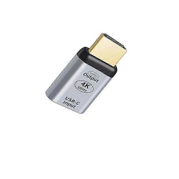 USB 3.1 Gen 2 USB-C Hun til HDMI 2.0 Han Adapter 4K 60Hz Skærmkonverter