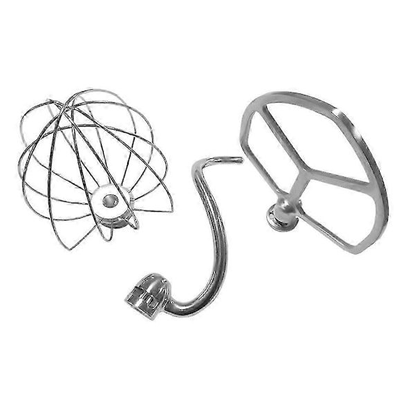 Til KitchenAid kjøkkenmaskin 6QT visp rustfritt stål tilbehør