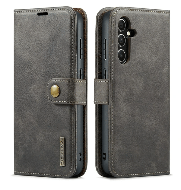 Galaxy S23 FE 2-i-1 Magnetisk Etui/Deksel Grå