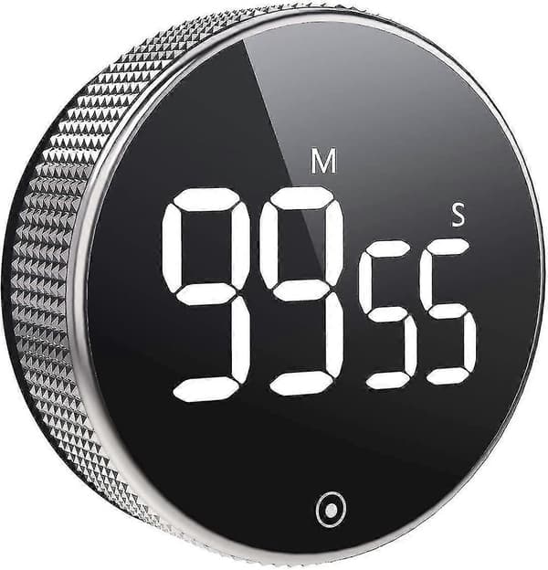 Digitalt Kjøkkentimer Stort Magnetisk LED Nedtellingstimer Med Konstant Lysfunksjon For Klasserom