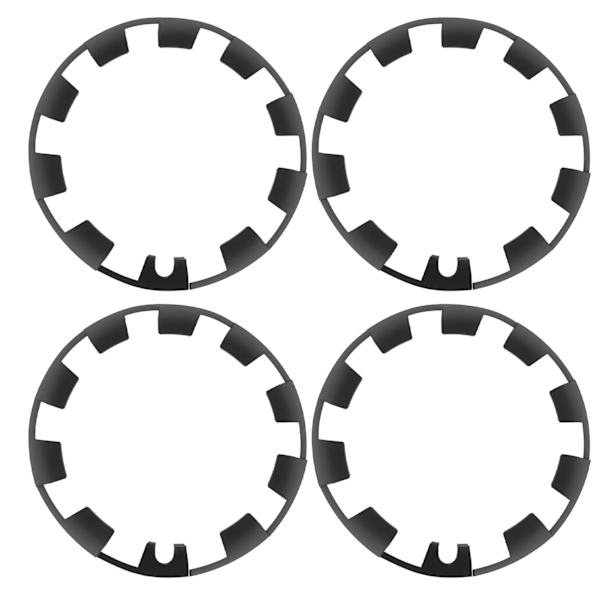 40PCS 20in Hub Cap Patch Matte Black Scratch Proof Hubcap Decals Replacement for Tesla Model Y 2021 to 2023