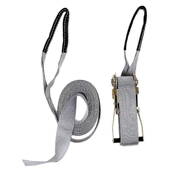 36FT Slackline-setti koukulla ja räikkäkiristimellä tasapainoharjoitteluun Gray