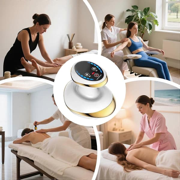 Electric Massager Electronic Cupping Device Handheld Massager for Tendons, Back