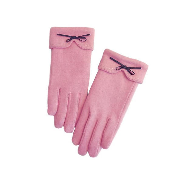 Ulde handsker til vinter og efterår Plys og tykke handsker Varme Touch Screen Cashmere Handsker (sort) Color 2