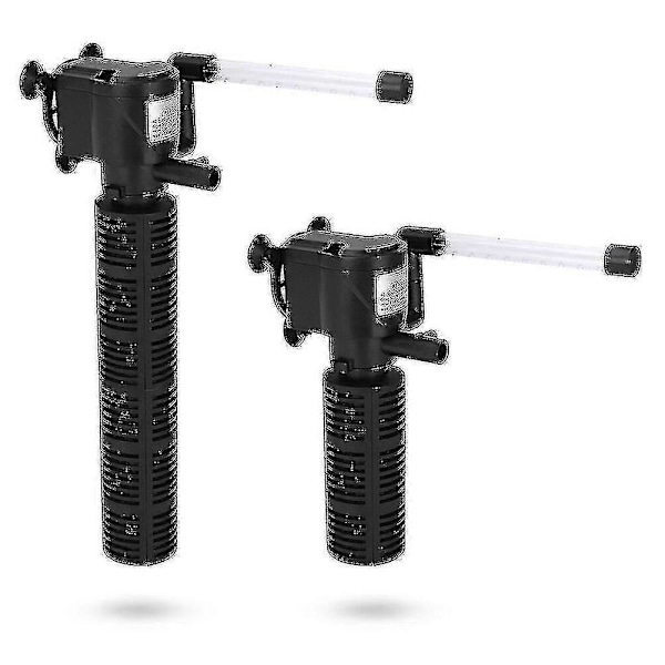 3 i 1 Tyst Luftning Vattenrenare Intern Pump Nedsänkbar Akvariumfilter Syrepump Nedsänkbar