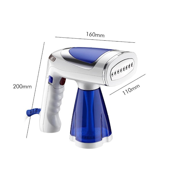 Foldbar Steamer, Bærbart Strygejern til Tøj, Tøjdamper, Håndholdt Strygning til Hjemmet, Mini Vertikale Steamere til Rejser