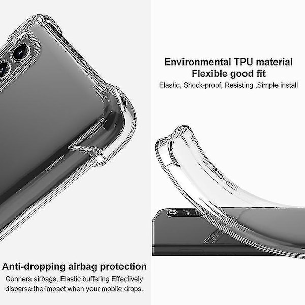 Skyddande TPU-fodral med krockkudde för HTC Desire 20 Pro - YUHAO