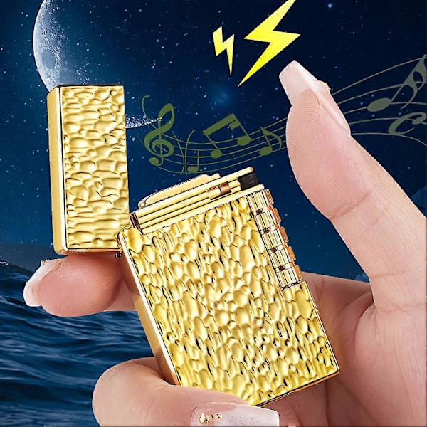 Metal Torch Lighter Justerbar Flamme Moderne Stil Herre Lighter