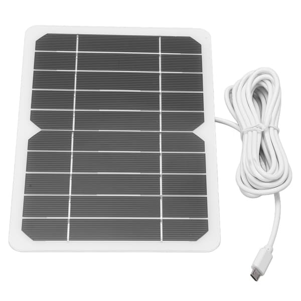 Micro USB Output 5W 5V Solpanel DIY Soloplader Polykrystallinsk Mobiltelefonoplader