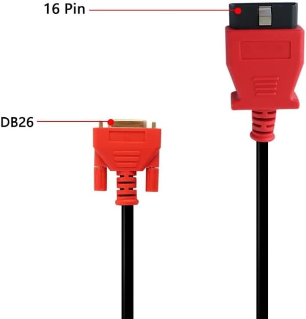 DA-4 1,8 m Snap-on OBDII/OBD2-yhteensopiva auton datakaapeli
