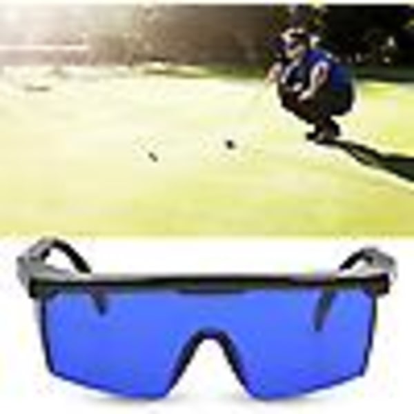 Golf Ball Finder Glasögon med blå tonade linser for å finne bollen kommer