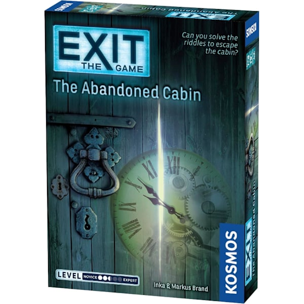 Exit: Den Forlatte Hytta - Vinner av Kennerspiel Des Jahres, Kortbasert Familie Escape Room-spill for 1-4 spillere, Alder 12+