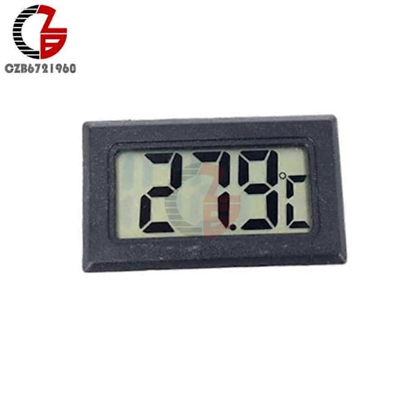 TPM-10 FY-10 LED Digital Termometer Temperatur Sensor Mätare Detektor Testare 5V 12V för Bil Inomhus Babybadkar Inkubator Embeded Black