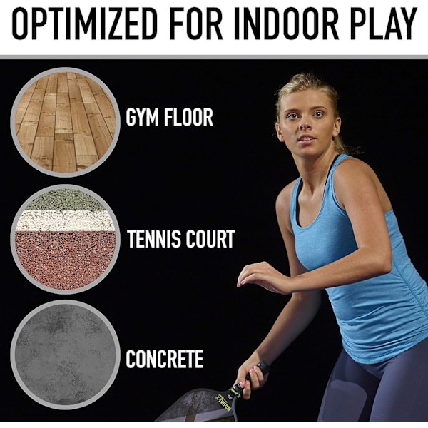 12 stk. Pickleball Nettpose 26 Hull Hullball PE Materiale Høy Elastisitet Wiffle Ball