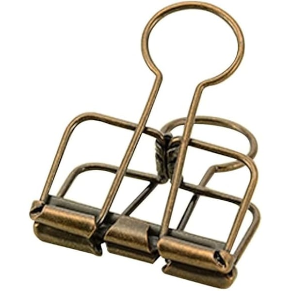 Färgglada ihåliga pappersklämmor fakturaklämmor kontorsmaterial 10-pack