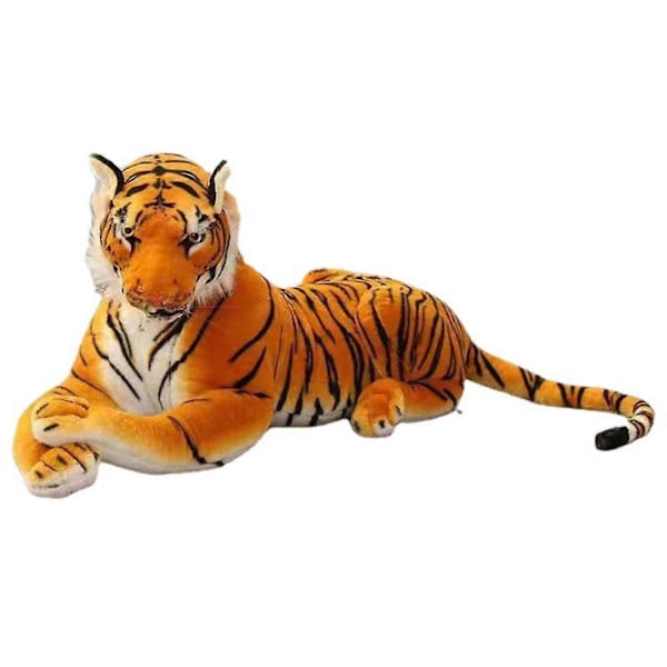 Mjuk Tiger Mjuk Bekväm Gosedjur Gul Stor Tiger Prydnadskudde Leksak Heminredning Orange 30cm