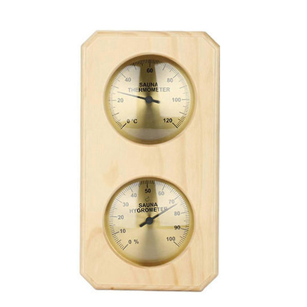 Sauna Temperatur Termometer Sauna Rum Termometer & Hygrometer Dobbelt Display