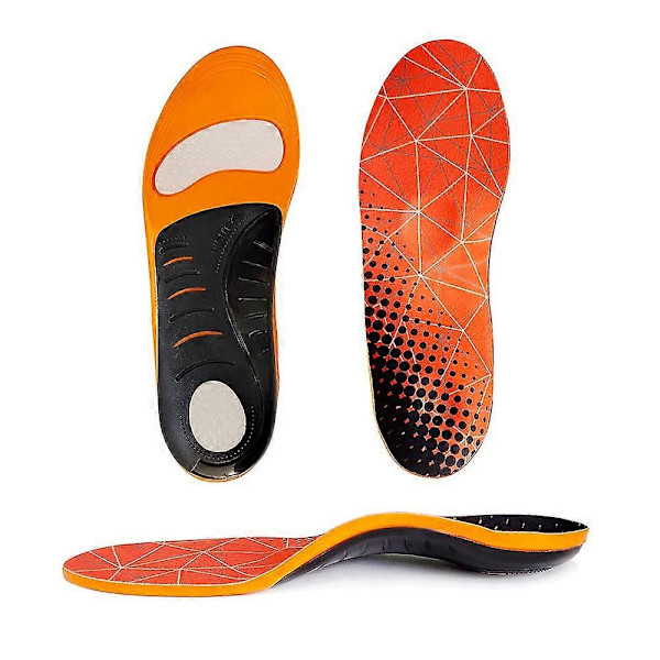 Orthoflexx Fotvalvsstöd, Orthoflexx Sulor För Män, Hög Fotvalvsstöd orange xl 47 to 48