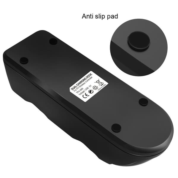 Trådløs Controller Oplader PS4 Dobbelt Oplader Controller Oplader PS4 Spil Controller Oplader med LED Lys