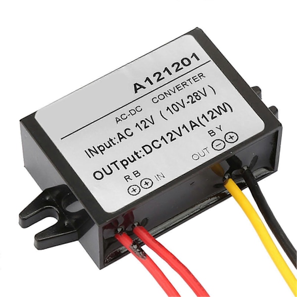 AC 10-28V til DC 12V Buck Converter AC DC Step Down Strømforsyningsmodul (1A)