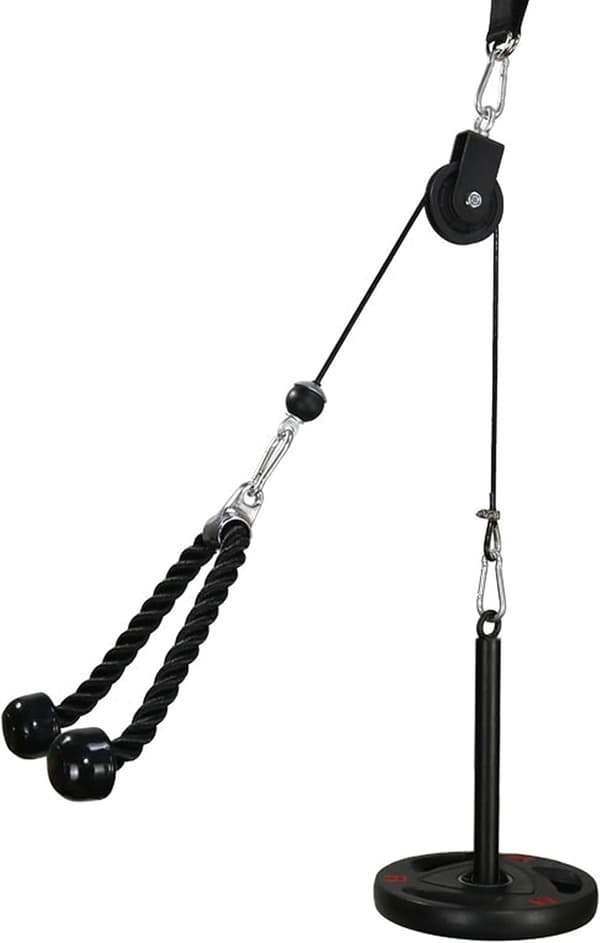 Rebtræk Styrketræning LAT Pulldown Maskinsystem Kit Rebtræk Høj Triceps Arm Styrketræning