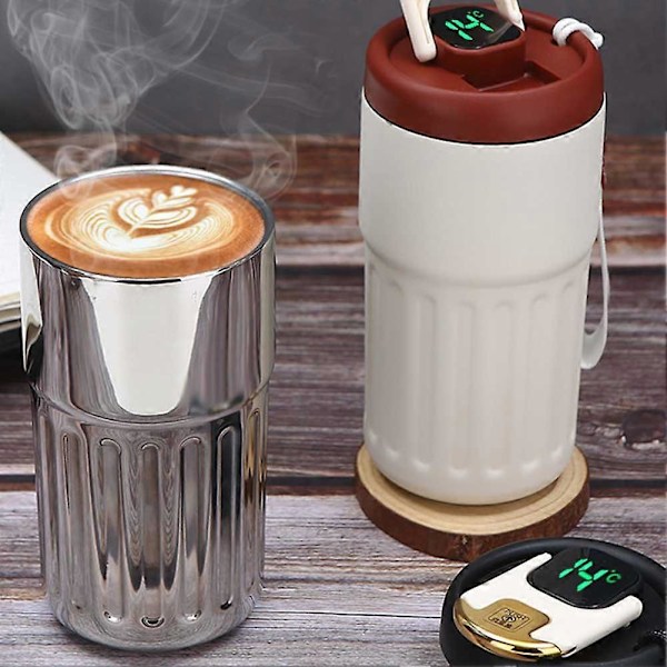 Isolerad Resemugg Återanvändbar Läcksäker Kaffekopp för Camping Picknick