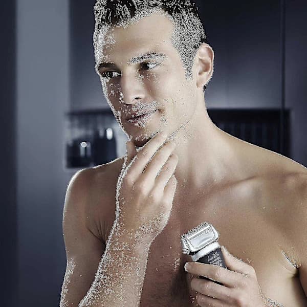 Braun Series 7 70s Erstatningshode for Elektrisk Barbermaskin Sølv