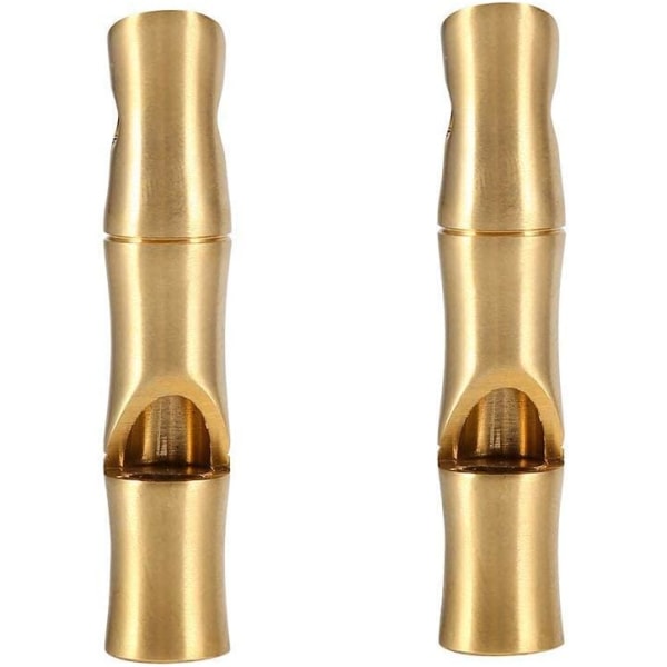 2st mini mässing nödsignal visselpipor Survival Tool