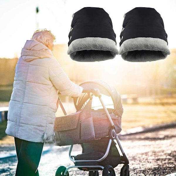 Barnvagnshandskar i fleece Barnvagnshandskar