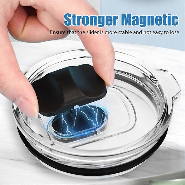 Magnetisk Slider Ersättning för Yeti, Lock Slider Tryckblock Del för Yeti Magnetiska Lock 10oz, 14oz, 16oz