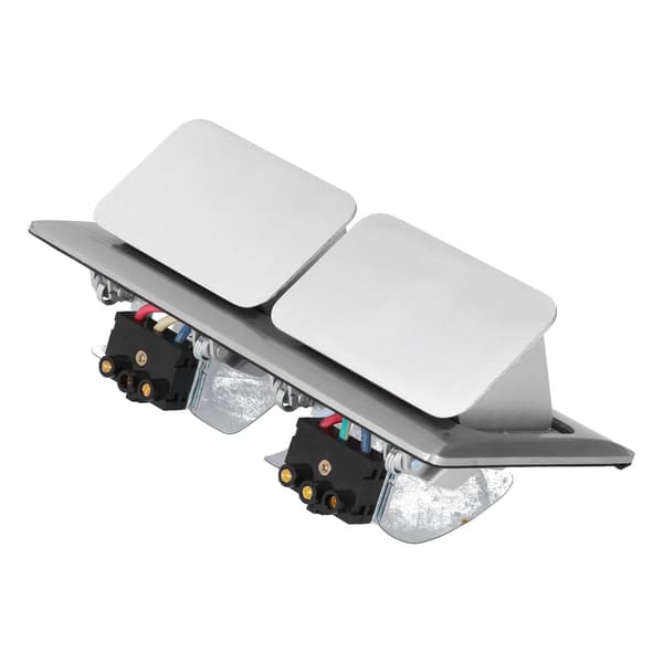 Golv Pop Up Uttag Dold Multifunktion Silver Aluminiumlegering UK Standard
