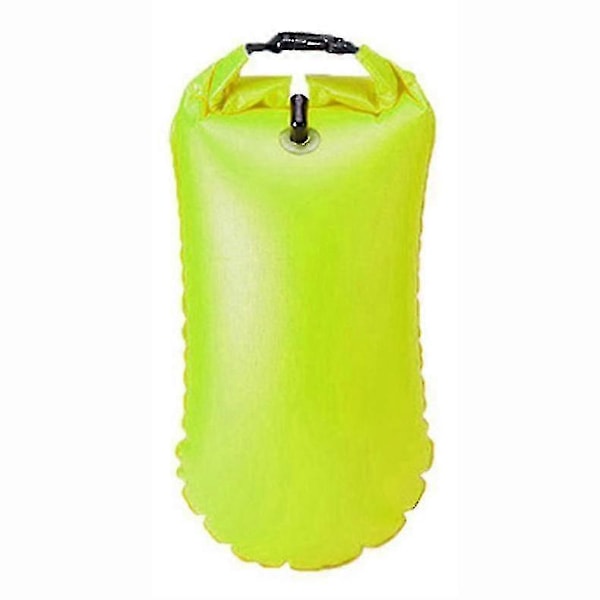 Svømmebøje Tow Float Dry Bag, Vild Svømning Float, Oppustelig Vandtæt Dry Bag Yellow