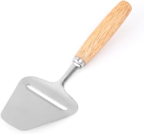 Ostehøvel, 20 cm ostehøvel i rustfritt stål med trehåndtak