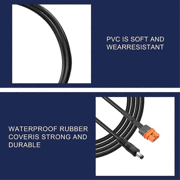DC til XT60 Strømkabel 1M 14AWG DC Han til XT60I Hun