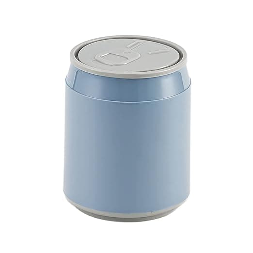 Mini søppelbøtte, avfallsbeholder med trykklokk, 1,8L/0,47Gal avfall