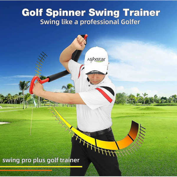 Golf Swing Training Aid, Golf Posture Correction Forbedring av gest Golftreningsutstyr, Golf Spinner