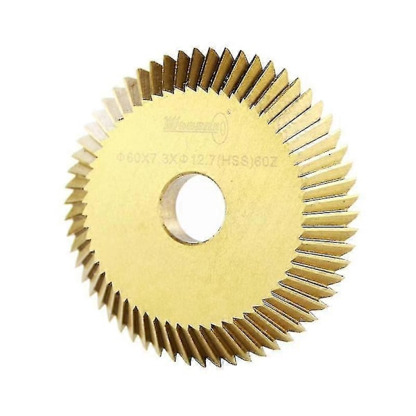 Cmcp Sagblad Hss 60mm/70mm Nøkkelkopieringsmaskinblad For Duplisering Nøkkelmaskin Fresekutter Nøkkelkutter Skive Låsesmedverktøy 60x6x16mm 80T