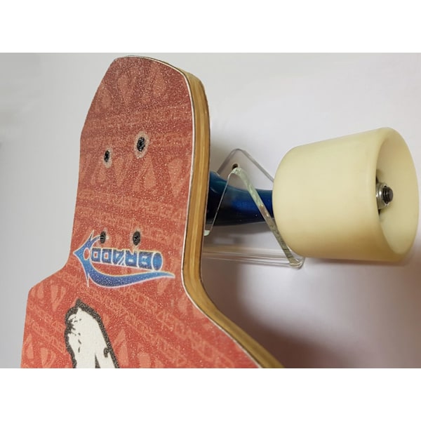 2.0 Väggfäste för skateboard, longboard, pennyboard, vertikal, horisontell, transparent