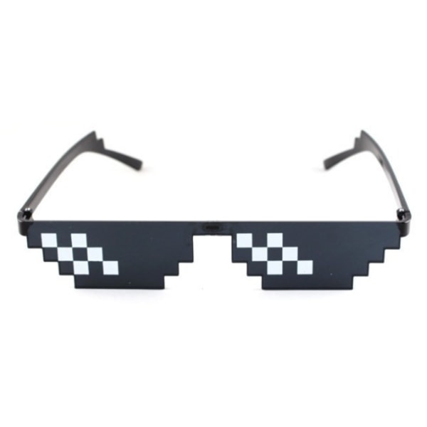 dubbla rader mosaikglas Black frame double row