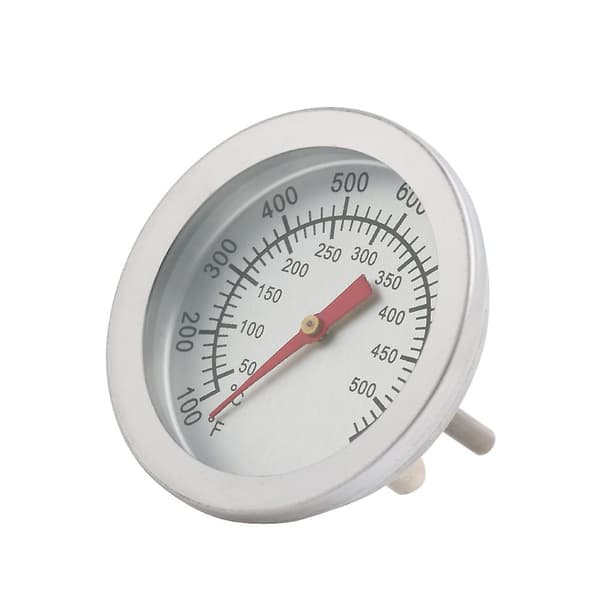 Grilltermometer i rustfritt stål for grill, røyker og BBQ, temperaturmåler 50-500