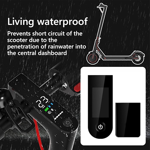 Skyddsplatta för sparkcykel Instrumentbrädeskydd Displayfodral Ersättning för Xiaomi 1S M365 Pro Mi3 Essential Elektrisk Sparkcykel