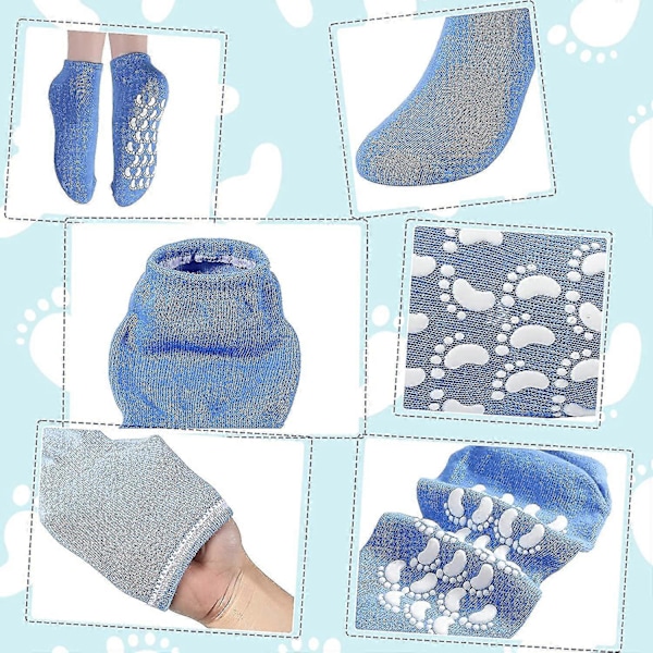 15 Par Toffelsockor för Kvinnor Halkfria Sockor med Grepp Trampolinsockor för Vuxna