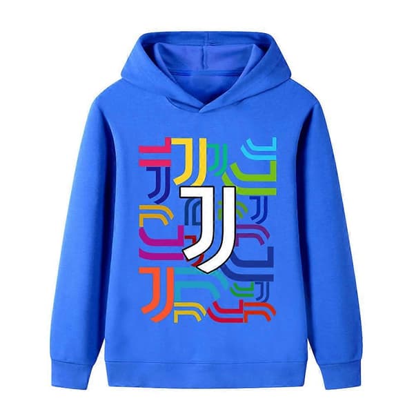 Juventus JUVENTUS barnehettegenser for gutter og jenter B1138 Light blue 160cm