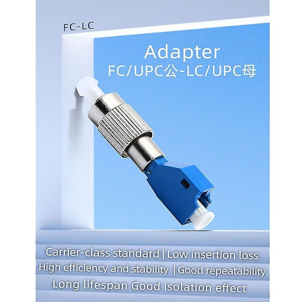Optisk effektmätare Visuell fel lokaliserare Fc Hane Till Lc Hona Adapter Konverterare