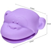 Mini Grydelapper, Silikone Grydelapper til Varm Madlavning, Grydelapper, 2 Pak