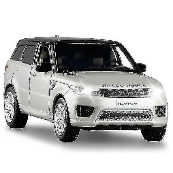 1:32 Range Rover Sport Simulations Legetøjsbil Model Legering Træk Tilbage Børnelegetøj Samling Gave Off-road Køretøj A268 silver