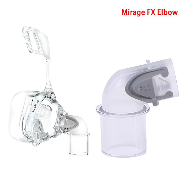 1 st Ersättnings FX Armbåge för Resmed Mirage Vridbar CPAP Slang Kudde Anslutning SHYTMV